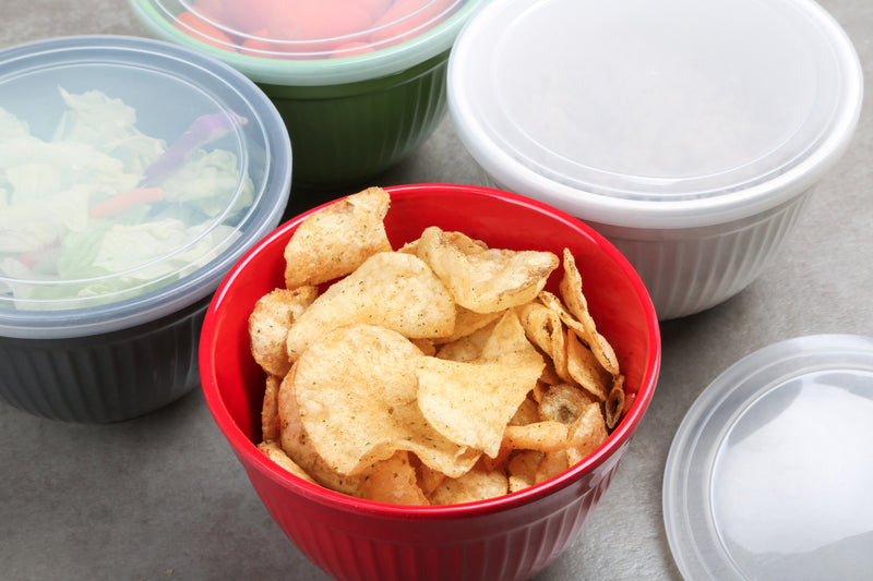 4pc Storage Bowls With Lids