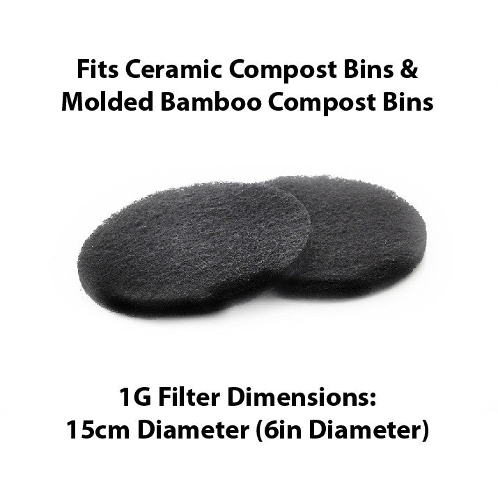 Lucky Family Green Compost Bin Filters - 6 Pack Carbon Replacement Cha –  INNOTAK