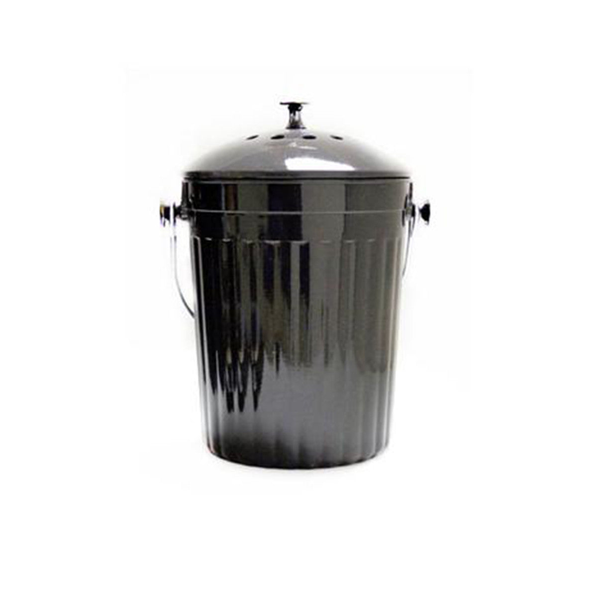 RW Clean 1 gal Stainless Steel Compost Bin - Charcoal Filter - 7 1/4